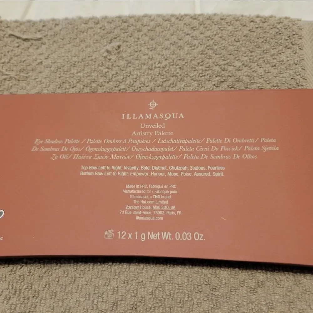Illamasqua Eyeshadow Pallet